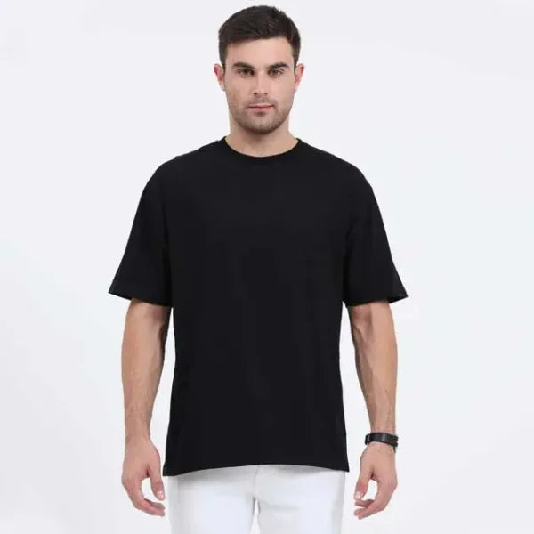 Rich round neck half sleeves T-shirt